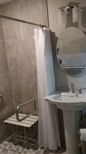 CSI Bathware premium polyester shower curtain
