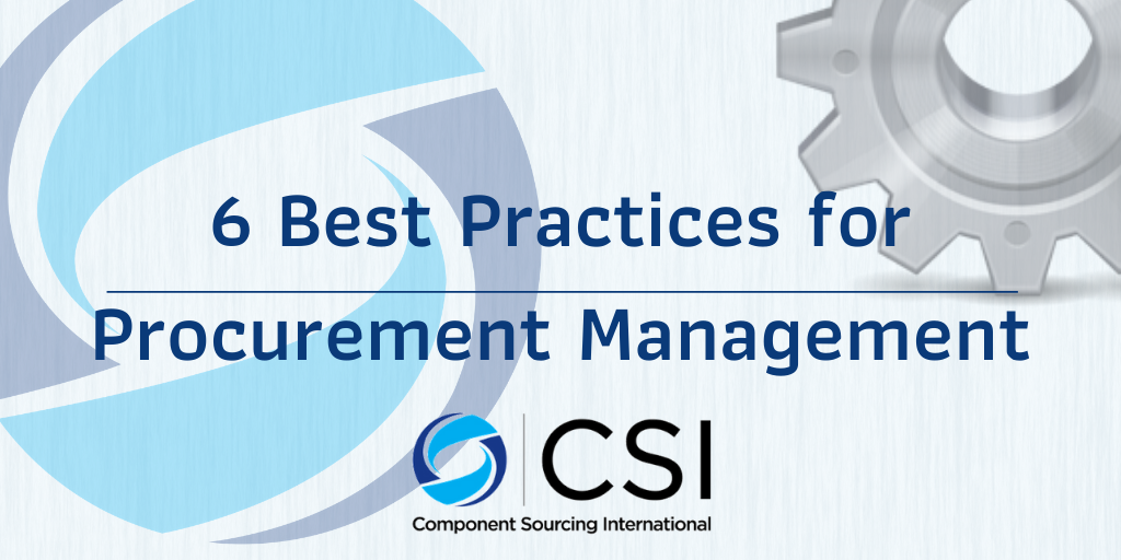 6 Best Practices for Procurement Management