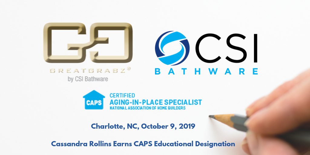 Charlotte, NC, October 9, 2019 Cassandra Rollins Earns Certified Aging-in-Place Specialist Educational Designation-2